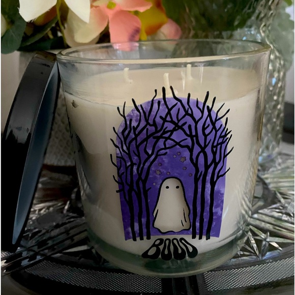 🆕👻 KOHL’S “CELEBRATE TOGETHER” HALLOWEEN FALL NIGHTS DECAL CANDLE JAR. 13 oz. - Picture 9 of 13